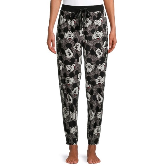 Disney Mickey Mouse Sleep Jogger / Pijamas Sz L - Picture 2 of 5